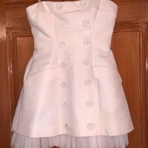 BCBGMAXAZRIA White Mini Dress